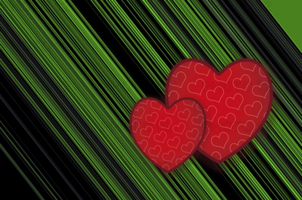 Elegant decorative heart pattern design for fabric, wallpaper, gift paper, banner, cover, poster,