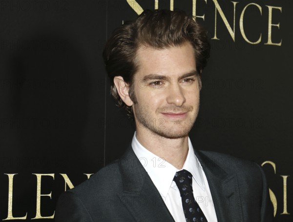 Andrew Garfield at the Los Angeles premiere of 'Silence' held at the Directors Guild Of America in