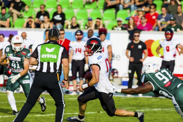 erima GFL; Schwäbisch Hall Unicorns - Saarland Hurricanes im Optima-Sportpark Schwäbisch Hall am 29
