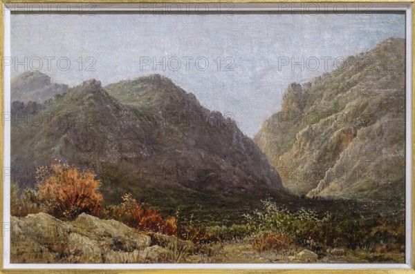 Estret de Ternelles, 1882, Joan O Neille Rosinyol, oil on canvas, pollensa museum, Majorca,