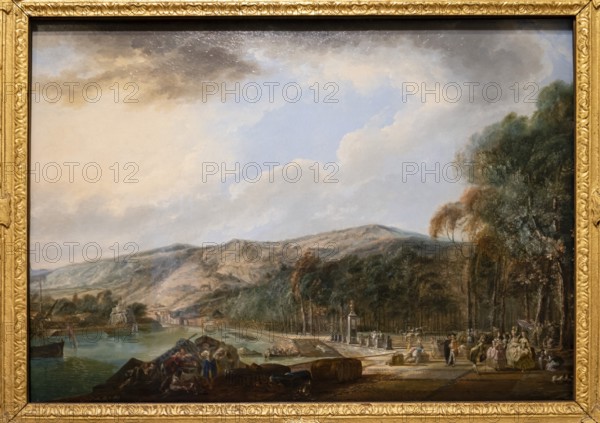 View of the Bilbao sandbank, Luis Paret and Alcazar, 1784, oil on panel, Museo de Bellas Artes,