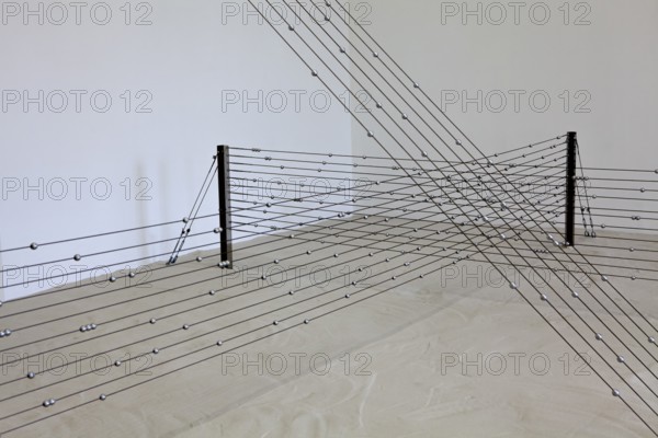 Abacus, an installation by the conceptual artist George Lappas, Fridericianum, documenta 14