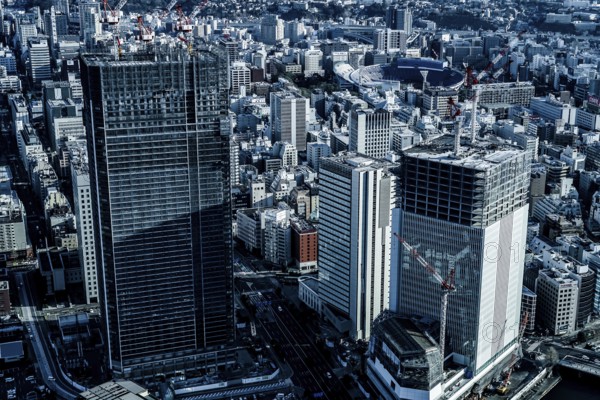 Cityscape seen from the Yokohama Landmark Tower. Shooting Location: Yokohama-city kanagawa