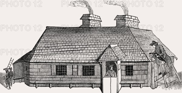 The Edinburgh City Guard House after Kay, High Street, Royal Mile, Edinburgh, Scotland, 19th