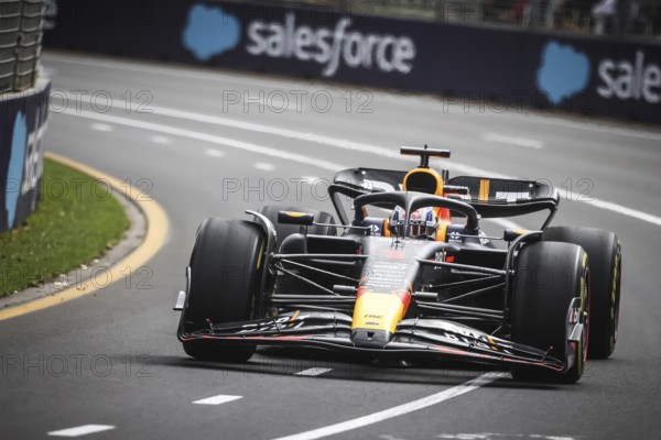 MELBOURNE, AUSTRALIA, APRIL 01: Max Verstappen of the Netherlands drives the Oracle Red Bull Racing