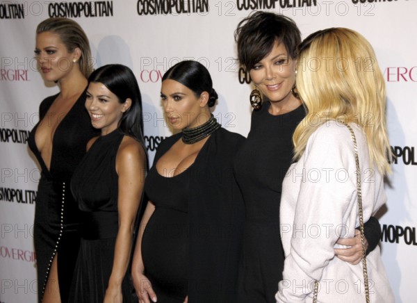 Khloe Kardashian, Kourtney Kardashian, Kim Kardashian, Kris Jenner and Kylie Jenner at the