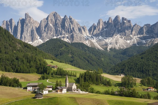 20.06.2019, St. Magdalena, Villnöss, Trentino, South Tyrol, Italy, Europe, The nature park in the