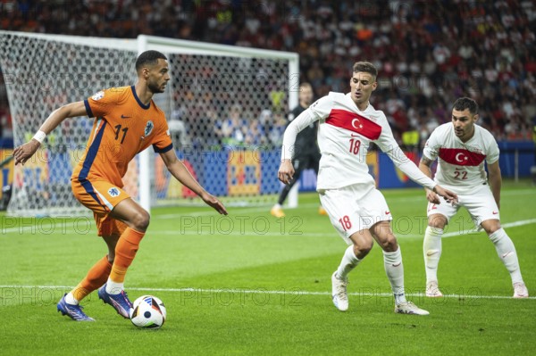 BERLIN, GERMANY - JULY 6, 2024: Euro 2024 quarterfinal match Nederlands vs Turkey (Turkiye) 2:1. In