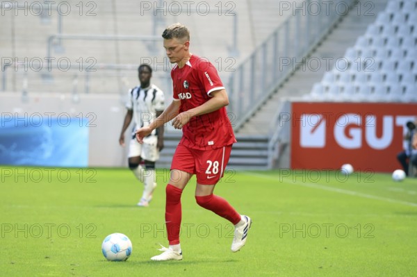 Matthias Ginter (SC Freiburg) at the football test match: SC Freiburg - FC Basel REGULATIONS