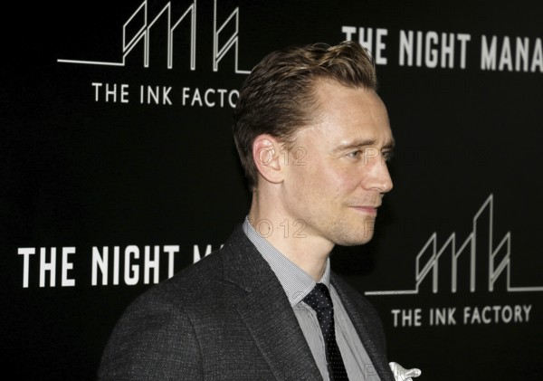 Tom Hiddleston at the Los Angeles premiere of AMC's 'The Night Manager' held at the DGA Theater in