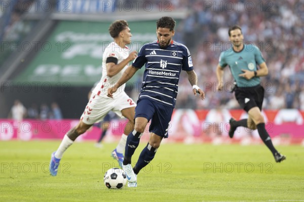 Ludovit Reis (Hamburger SV, Midfield, #14), 2nd Bundesliga, 1. FC Köln, Hamburger SV on 02/08/2024