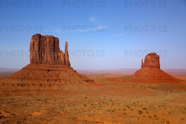 Monument Valley West and East Mittens Butte Utah National Park