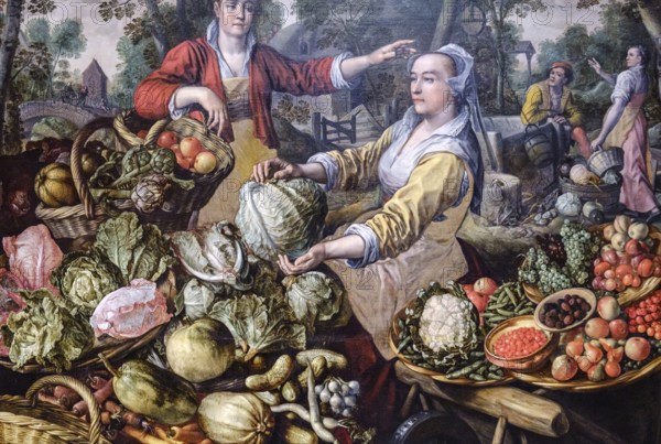 Joachim Beuckelaer, The four elements: the earth, 1575, oil on canvas, National Gallery, London,