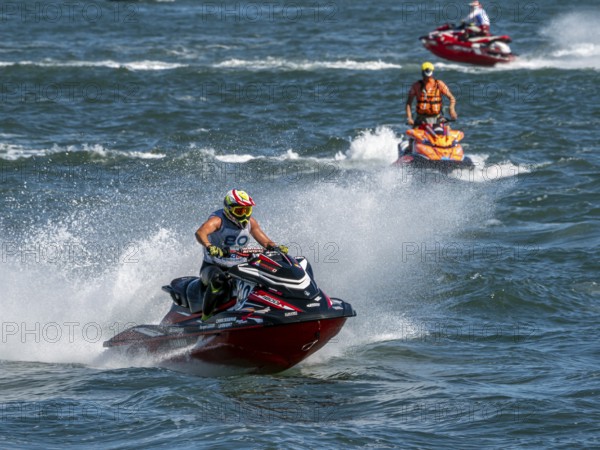 Olbia, Italy - September 16 - 20192 Aquabike world Championship gran prix of Italy