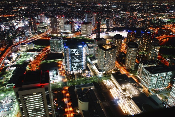 Cityscape seen from the Landmark Tower. Shooting Location: Yokohama-city kanagawa prefecture