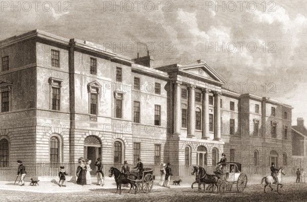 Assembly Rooms, George Street, Edinburgh, Scotland, 19th century, from Modern Athens by Th. H.