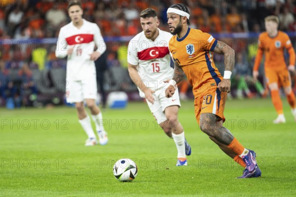 BERLIN, GERMANY - JULY 6, 2024: Euro 2024 quarterfinal match Nederlands vs Turkey (Turkiye) 2:1. In