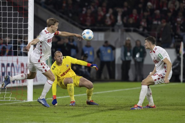 Timo Hübers (1.FC Köln, Defence, #4), Marvin Schwäbe (1.FC Köln, Goalkeeper, #1), DFB Pokal: 1.FC