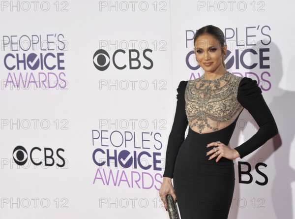 Jennifer Lopez at the People's Choice Awards 2017 held at the Microsoft Theater in Los Angeles, USA