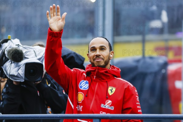 MELBOURNE, AUSTRALIA - MARCH 16: Lewis Hamilton of Great Britain and Scuderia Ferrari during the