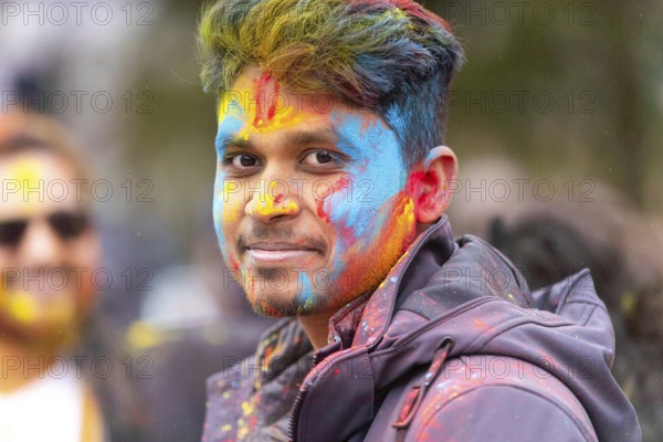 Hindus, Christians and members of all faiths gathered in Victoria Park to celebrate Holi, the