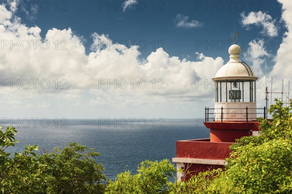 France's southernmost lighthouse, Caravelle Peninsula, Martinique, French Antilles, Caribbean,