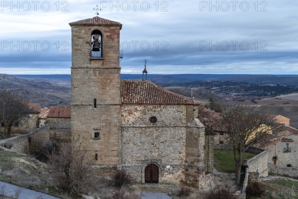 The church and Museum of Holy Trinity in the historic town of Atienza in Guadalajara, Spain.