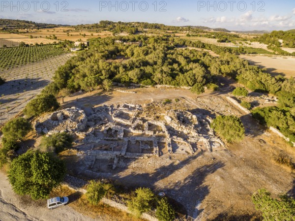 Son Fornés, época talayótica (siglo X a.C.), yacimiento arqueológico de era prehistórica. Montuiri,