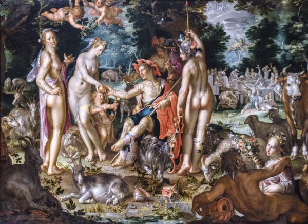 Joachim Wtewael, The Judgement of Paris, 1615, oil on canvas, National Gallery, London, England,