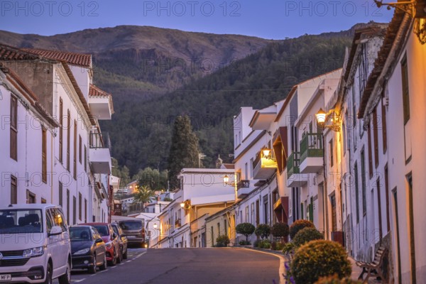 Residential buildings, main street in the village centre of Vilaflor, Province of Santa Cruz de