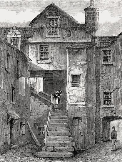 Haddington's Entry, town house of the Earl of Haddington, Holyrood Road, Edinburgh, Scotland, 18th