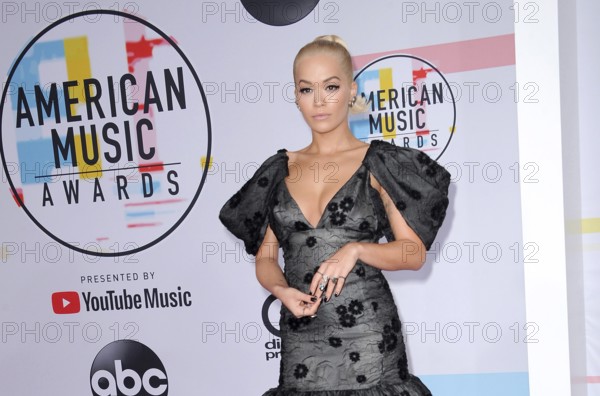Rita Ora at the 2018 American Music Awards held at the Microsoft Theater in Los Angeles, USA on