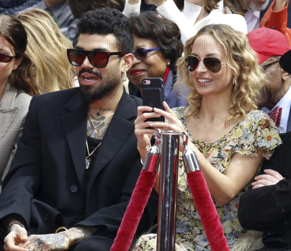 Miles Richie and Nicole Richie at Lionel Richie Hand And Footprint Ceremony held at the TCL Chinese