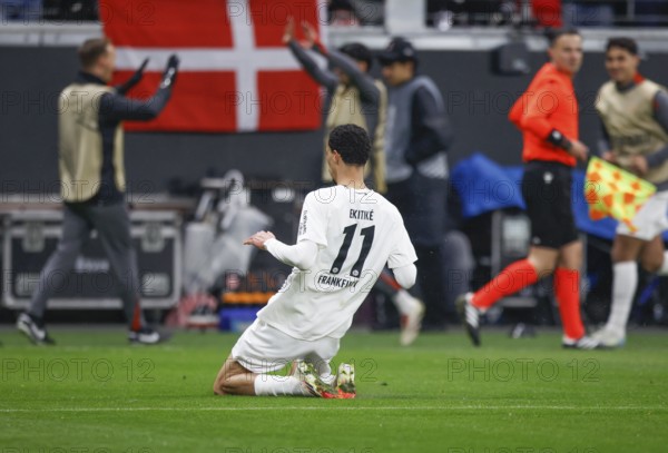 Football, Europa League, Round of 16 second leg, 2024/2025, Eintracht Frankfurt vs. Ajax Amsterdam,