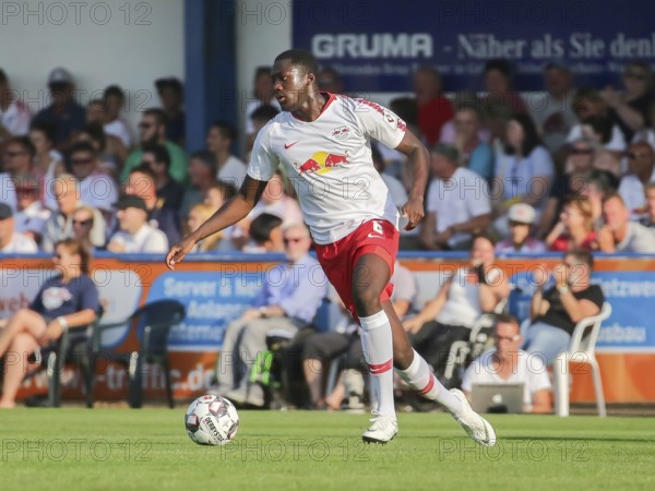 French footballer Ibrahima Konate RB Leipzig in a test match at FC Grimma on 20.07.2018, French