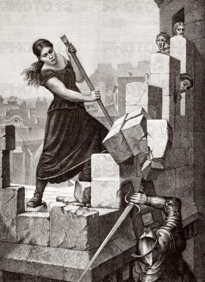 Marguerite Catherine Ponsoye Delaye, oder Margot Delaye, La Gandonne, während der Belagerung von