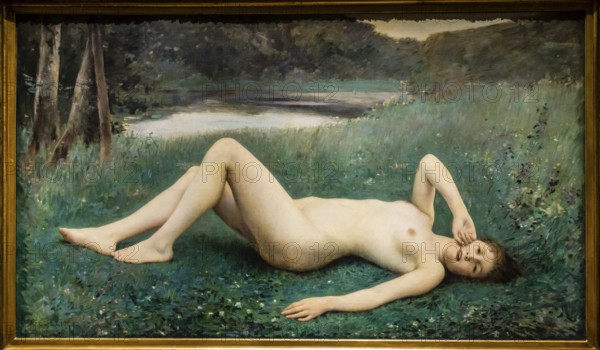 Floréal, 1888, oil on canvas, Louis Joseph Raphael Collin, Museo Nacional de Bellas Artes (MNBA),