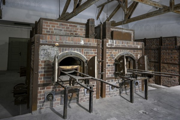 Large crematorium of the former Dachau concentration camp, now a concentration camp memorial,