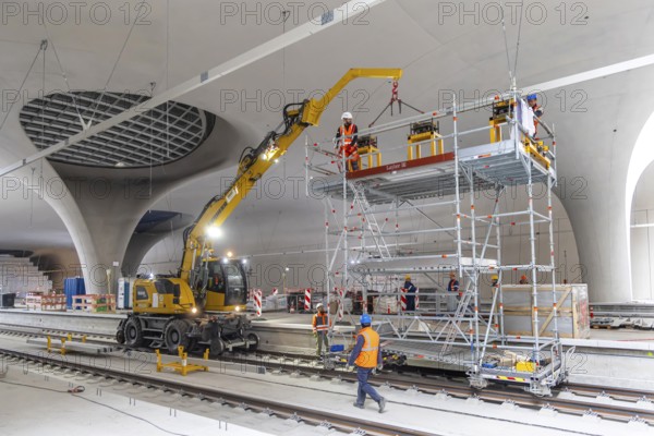 Preparations are underway for the Stuttgart 21 open construction site days, where interested