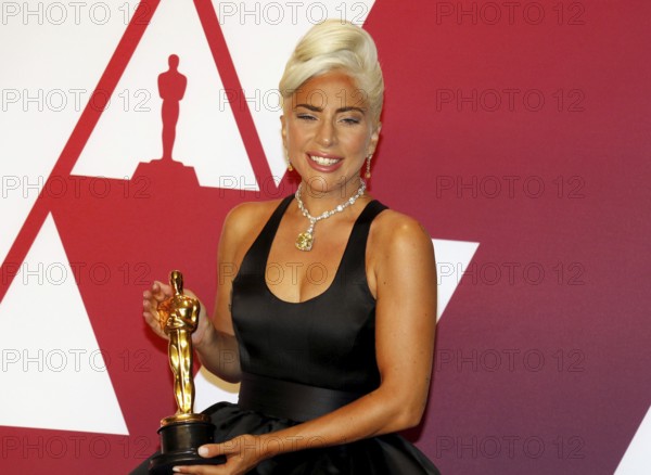 Lady Gaga at the 91st Annual Academy Awards, Press Room held at the Loews Hotel in Hollywood, USA
