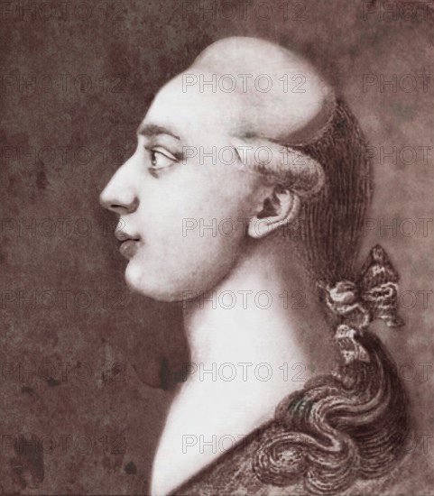 Giacomo Girolamo Casanova, 1725 – 1798, Italian adventurer and author, digitally edited according