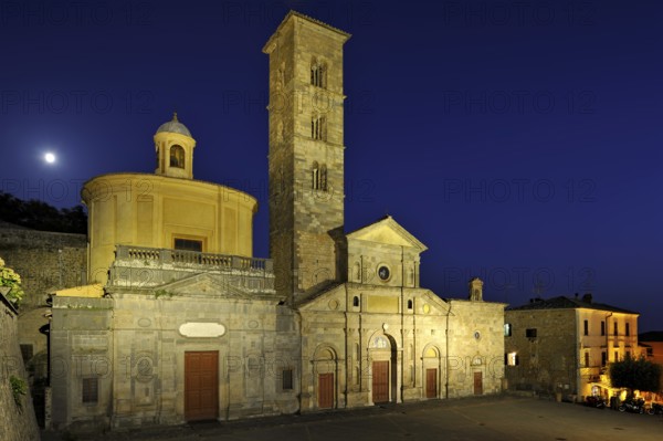 Basilica of St Christina, Basilica di Santa Cristina, Middle Ages and Renaissance, blue hour,