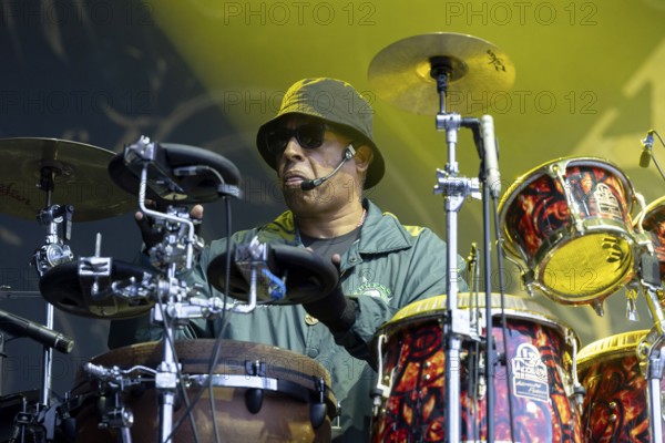 Eric Bobo, Percussion, Cypress Hill, Hip-Hop, Rap, USA, open air at the Citadel Music Festival, 09