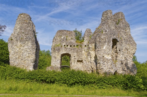 Odiham Castle, also known as King John's Castle, is a ruined castle from the 14th century.