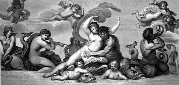 Galatea, in mythology a nereid, a sea nymph who plays a role in the legends of Pygmalion and Acis