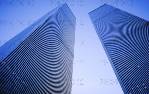 Towers of the World Trade Centre September 2000, one year in front of the destruction, New York