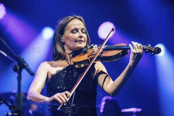 Sharon Corr, violinist and backing vocals by The Corrs live at the Tollwood Festival in Munich on