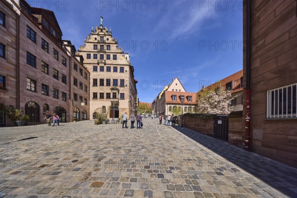 City museum in the Fembo House, historical merchant's house, building, general architecture, street
