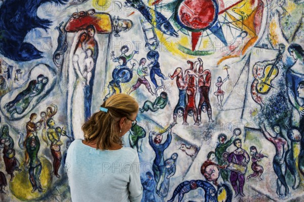 Museum, Fondation Maeght, artist Marc Chagall, St. Paul de Vence, Provence Alpes Côte d'Azur, South