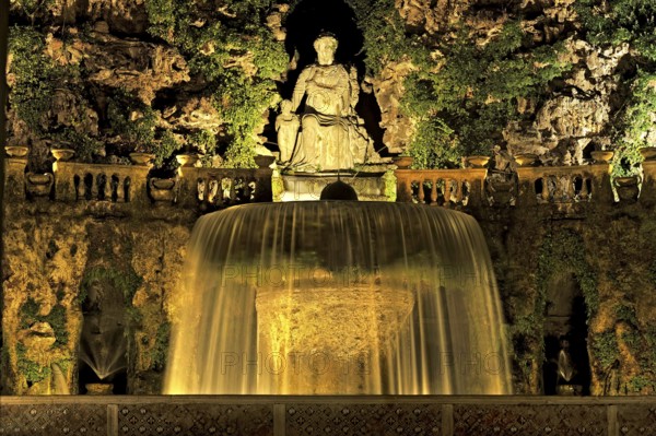 Ovato Fountain Fontana dell'Ovato, Renaissance garden of Villa d'Este, water features, fountains,